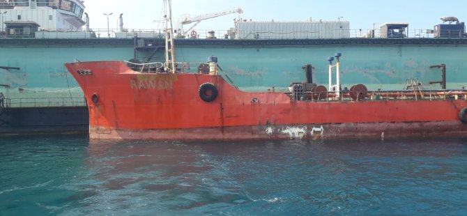 Gülseren’de Geçen Yıl Karaya Oturan Tanker Kurtarıldı
