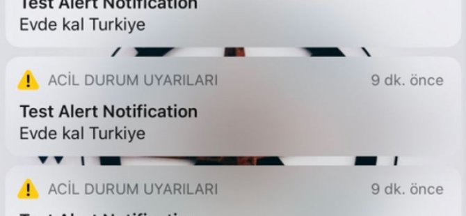 Türkiye'deki iPhone kullanıcılarına 'Test Alert Notification' uyarısı