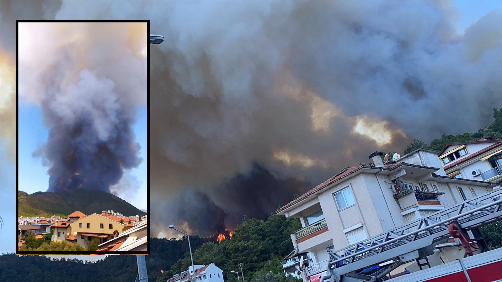 Marmaris’te orman yangını: Bir kişi hayatını kaybetti