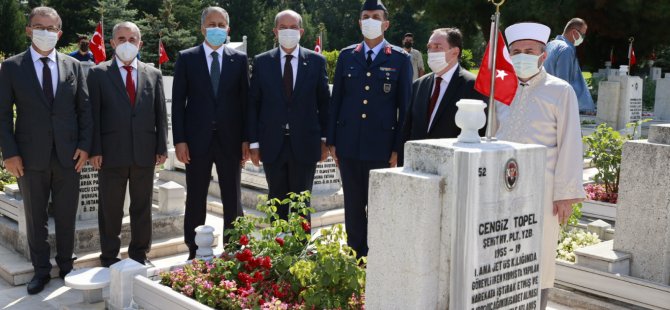 Cumhurbaşkanı Tatar Şehit Pilot Yüzbaşı Cengiz Topel’i Anma Törenine Katıldı