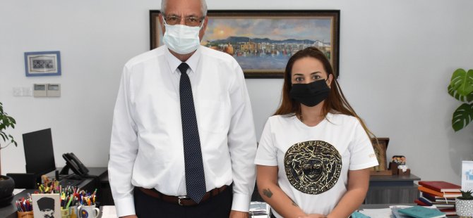 Epilepsi İle Yaşam Derneği Kurucu Başkanı, Girne Belediye Başkanını Ziyaret Etti.