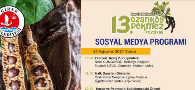 Ozanköy Pekmez Festivali Başlıyor