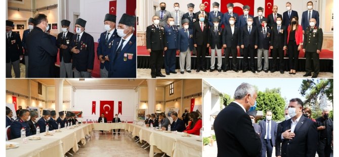 Başbakan Saner Türkiye Muharip Gaziler Derneği Adana şubesini ziyaret etti