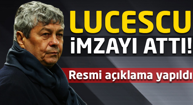 Lucescu imzayı attı!