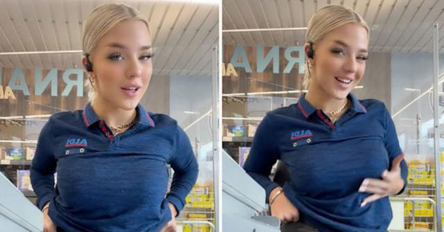 'Dünyanın en güzel süpermarket çalışanı' ilan edildi