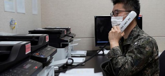 Koreler arasında 2 ay sonra ilk telefon görüşmesi
