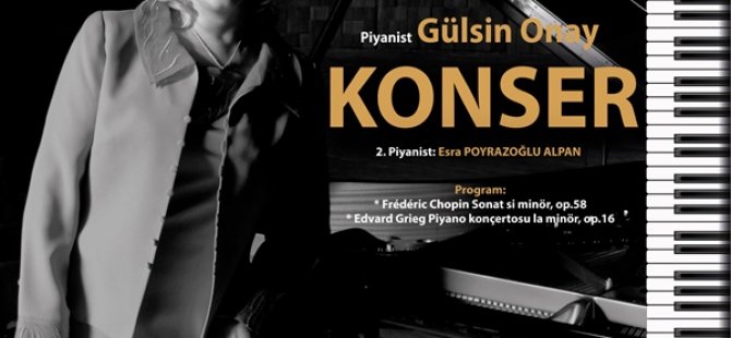 Türkiye Devlet Sanatçısı Gülsin Onay yarın akşam piyano resitali verecek
