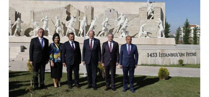 Cumhurbaşkanı Tatar Ankara Türk Tarih Müzesi ve Parkı’nı Ziyaret Etti... Tatar Denktaş Anıtı’nın Açılışını Yaptı