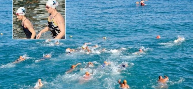 8. Uluslararası Aspava Açık Su Yüzme Yarışı gerçekleştiriliyor