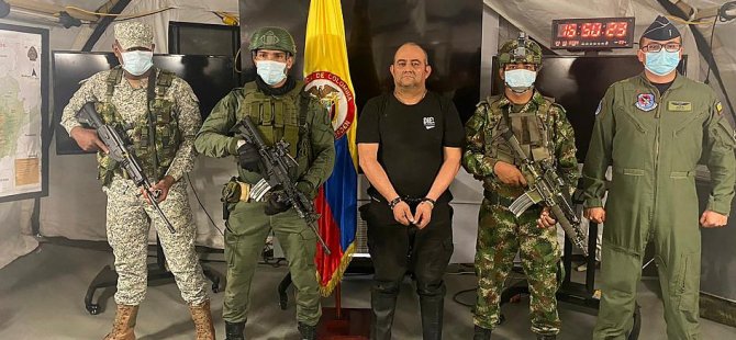 Kolombiya'nın en çok aranan uyuşturucu kaçakçısı 'Otoniel' yakalandı