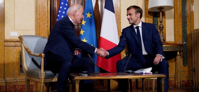 Biden'dan Macron'a: Yapılan şık değildi