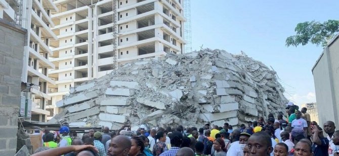Nijerya’da 25 katlı gökdelen çöktü: Çok sayıda ölü ve yaralı var
