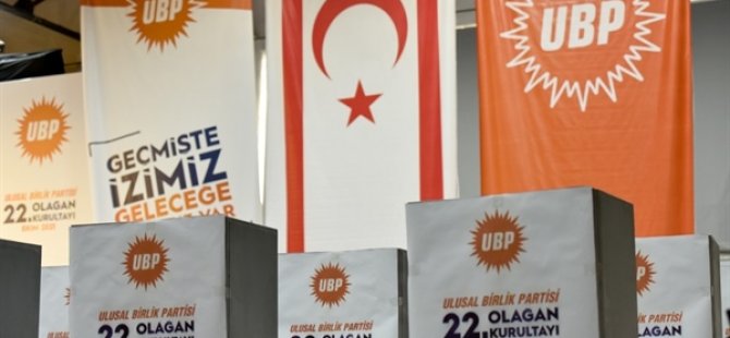 UBP 22. Olağan Kurultay’ında Parti Meclisi’ne Girmeye Hak Kazanan 70 Kişi Belirlendi