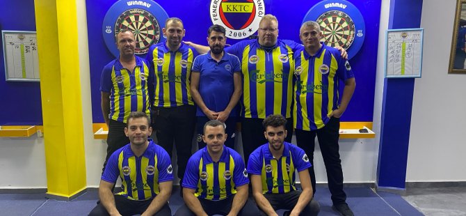 KKTC Fenerbahçeliler Derneği Darts takımı galibiyetle başladı