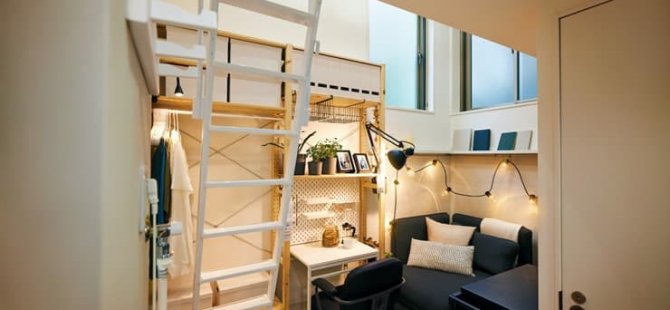 ikea dan mobilyali mini kiralik ev 10 lira