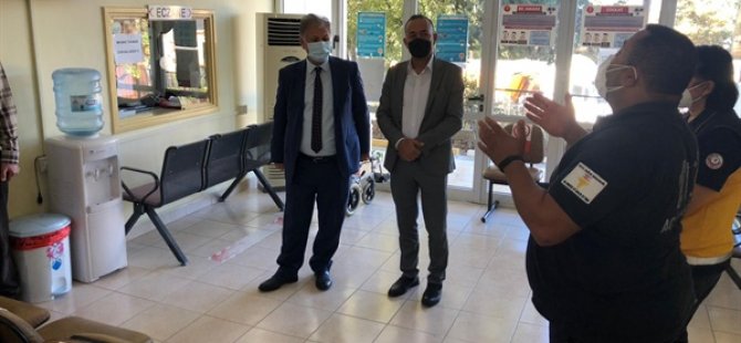 Bakan Pilli, Girne Bölgesindeki Belediye Ve Sağlık Merkezlerini Ziyaret Etti