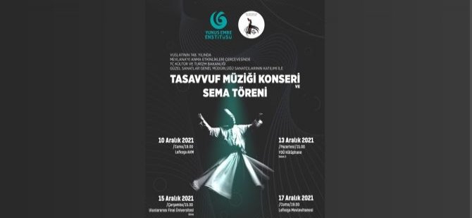 Yunus Emre Enstitüsü 10 Ve 17 Aralıkta Tasavvuf Musikisi Dinletisi Düzenleyecek