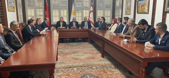 Türkiye Cumhuriyeti Sakarya Büyükşehir Belediyesi ve Ekonomi Ticaret Derneği, Kıbrıs Türk Belediyeler Birliği’ni ziyaret etti