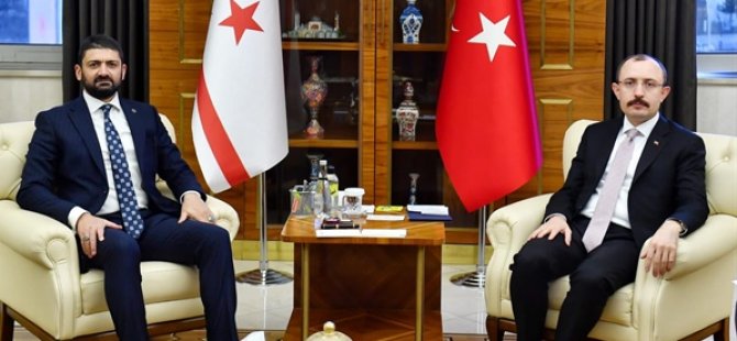 Bakan Atun, Türkiye Cumhuriyeti Ticaret Bakanı Mehmet Muş ile görüştü