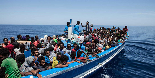 Libya'da göçmen kurtarma operasyonu