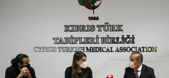 DP Genel Başkanı Fikri Ataoğlu, Kıbrıs Türk Tabipleri Birliği'ni ziyaret etti