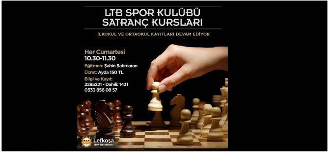 LTB Spor Kulübü’nde Satranç Kursları Başlıyor