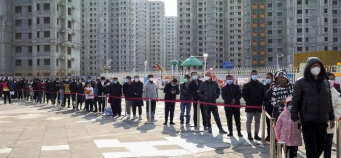 Çin'in Tiencin kentinde 2'nci toplu test başladı