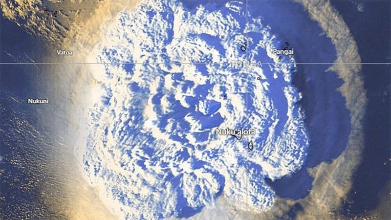 Tonga’daki Volkan Patlamasının İtici Dalgası Kıbrıs’a Ulaştı