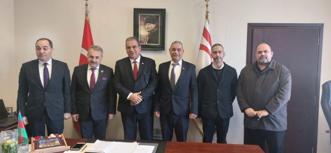 Başbakan Dr. Faiz Sucuoğlu Memur-Sen’nin Davetlisi Olarak Ülkede Bulunan Heyeti Kabul Etti.