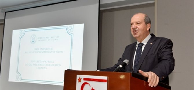 Cumhurbaşkanı Tatar, Girne Üniversitesi Mezuniyet Törenine Katıldı