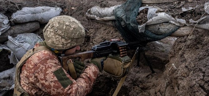 AA, Donbas'ın Stanitsia Luganska Cephe Hattını Görüntüledi