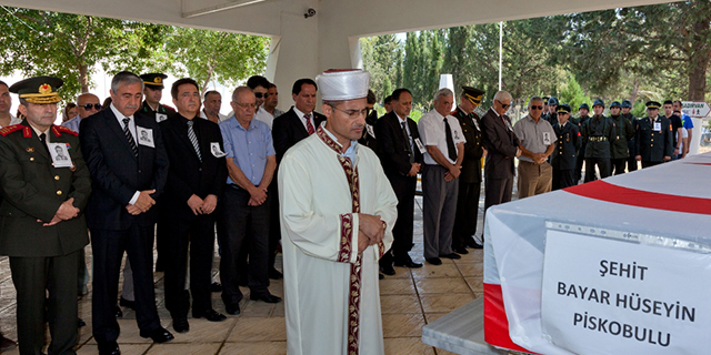 Şehit kayıp Bayar Piskobulu törenle defnedildi