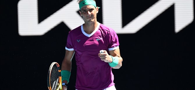 Avustralya Açık'ta Tek Erkeklerde Şampiyon Rafael Nadal