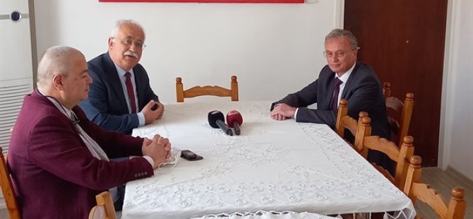 Slovak Cumhuriyeti Güney Kıbrıs Büyükelçisi Skoda, BKP’yi Ziyaret Etti