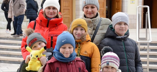 Savaştan kaçan Ukraynalı kadın ve çocuklar Bosna Hersek’e ulaştı