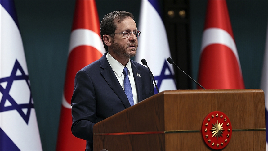 İsrail Cumhurbaşkanı Herzog: Amacımız Türkiye ve İsrail Arasında Dostane İlişkilerin Gelişmesinin Temellerini Atmaktır