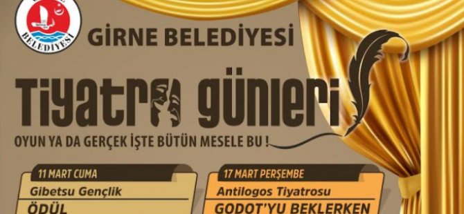 Girne Belediyesi Oda Tiyatrosunda Oyunlar Başlıyor