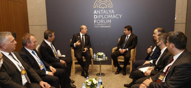 Cumhurbaşkanı Tatar’ın Antalya Diploması Forumu’ndaki Temasları Sürüyor