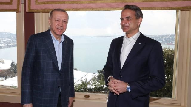 Erdoğan Miçotakis'i Kabul Etti