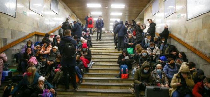 Artan Saldırılar Nedeniyle Kievliler Yeniden Metro İstasyonlarına Sığındı