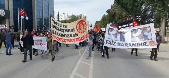 Lefkoşa'da eylem başladı... "Hükümet istifa" sloganları atılıyor... Haftaya Süresiz grev başlayacak...