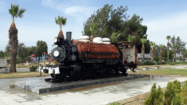Güzelyurt'taki tarihi istasyon, bahçesinde trenle müze olarak hayat buluyor