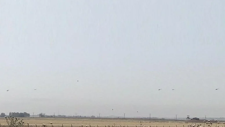 Suriye hattında yoğun helikopter hareketliliği