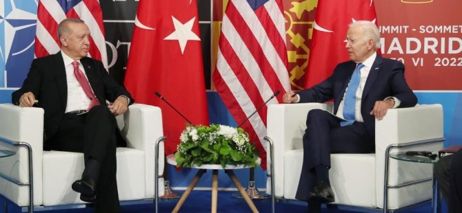 TC Cumhurbaşkanı Erdoğan ile ABD Başkanı Biden görüştü