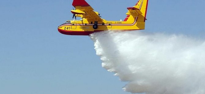 İki yangın söndürme uçağı Güney Kıbrıs’a ulaştı