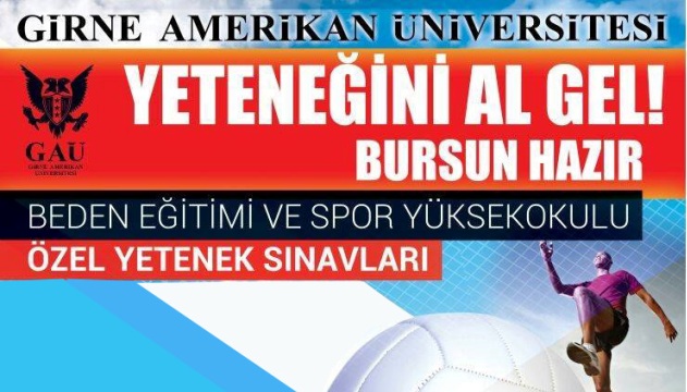 GAÜ Spor Yüksekokulu Yetenek sınavları devam ediyor