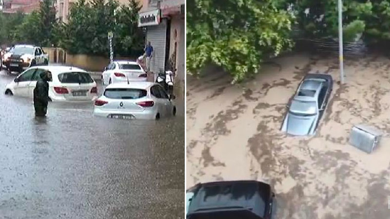 Marmara’da sağanak sele neden oldu: Bursa’da sürücüler mahsur kaldı, İstanbul’da Mısır Çarşısı’nı su bastı