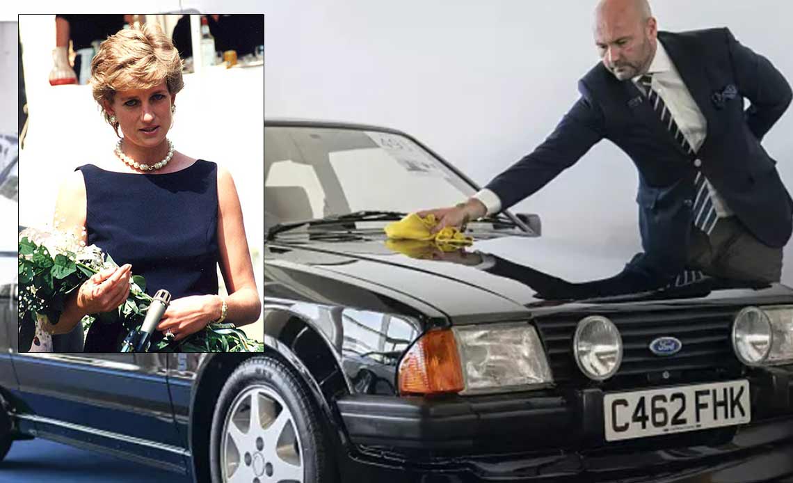 Prenses Diana'nın kullandığı otomobil açık artırmada