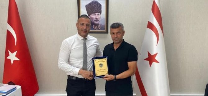 Mağusa Spor Akademisi, Hüseyin Cahitoğlu’nu Ziyaret Etti