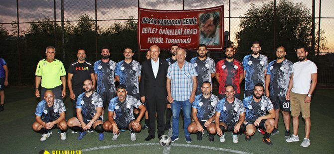 Hasan Ramadan Cemil 12.Devlet Daireleri arası Halı Saha Futbol Turnuvası başladı